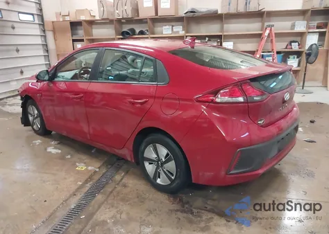 2020 Hyundai Ioniq Hybrid Blue from USA, damaged, VIN KMHC65LC8LU215598